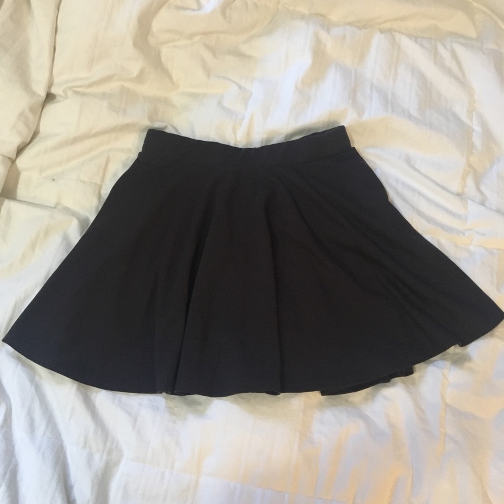 brown skater skirt